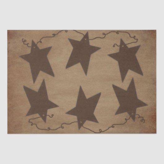 Tissue Paper Rusty Stars Tissuepapier (Voorkant)
