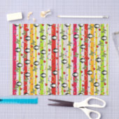 Tissue Paper Stripe Penguin Red Hearts Tissuepapier (Craft)