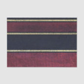 Tissue Paper Stripes Goud Bourgogne Zwart Tissuepapier (Voorkant)