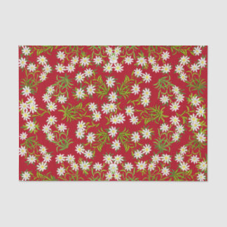Tissue paper Swiss Edelweiss Alpine Flowers Tissuepapier