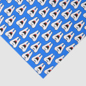 Tissue Paper Tanden Blauwe Tandartsen Tissuepapier (Detail)