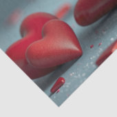 Tissue Paper Teddy with a Heart  Tissuepapier (Detail)