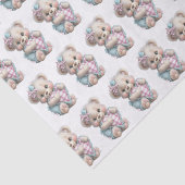 Tissue Paper Teddybeer Baby Borrel Tissuepapier (Detail)