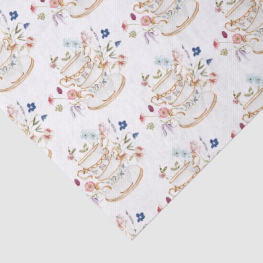 Tissue paper thea Cup Tissuepapier (Detail)