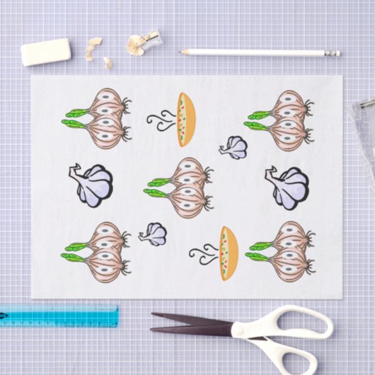 Tissue Paper Uien Knoflook Chef Tissuepapier (Craft)