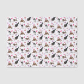 Tissue Paper valentijn and Love Cavalier Tissuepapier (Voorkant)