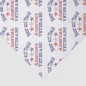 Tissue Paper van de Amerikaanse veteranen van eer  Tissuepapier (Detail)