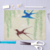 Tissue Paper voor Crafting - Antiek Birds Tissuepapier (Craft)