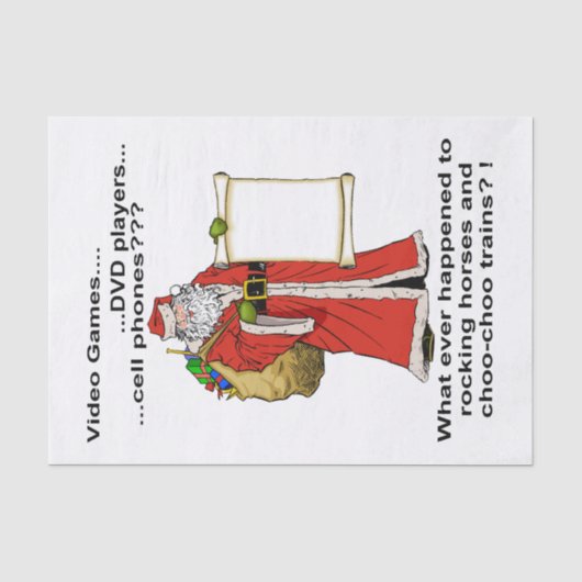 Tissue Paper voor kerstcadeaulijst Tissuepapier (Voorkant)