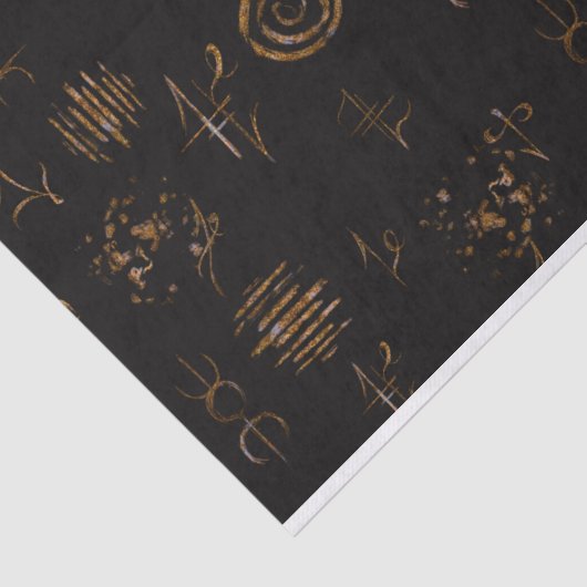 Tissue Paper Witte Sigils Tissuepapier (Detail)