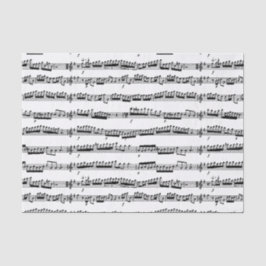 tissue paper zwart-wit muzieknoten sheet tissuepapier