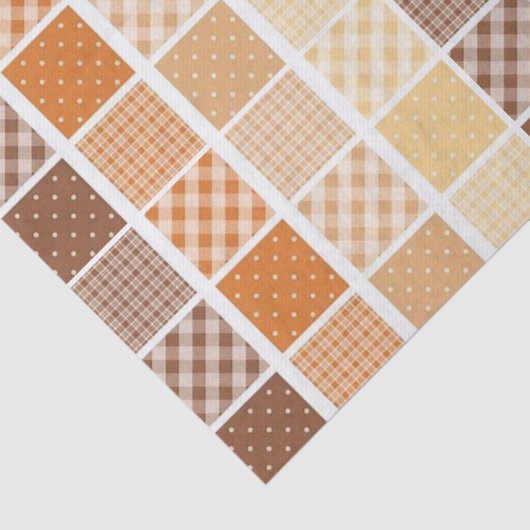 Tissue Papern Oranje Brown Tissuepapier (Detail)