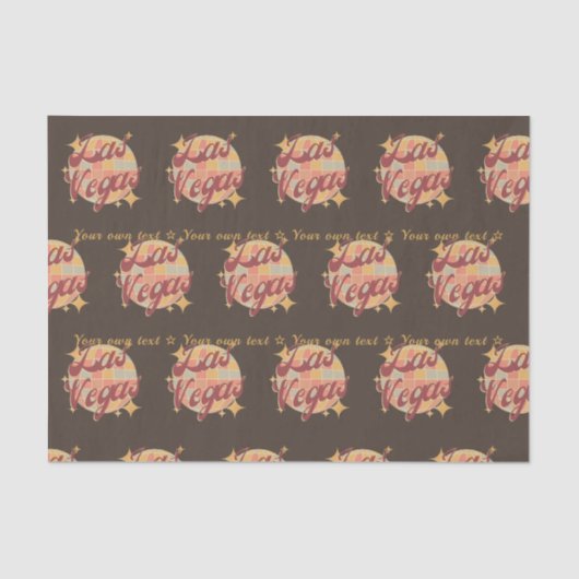 Tissue Papier geschenkverpakking Las Vegas city US (Voorkant)