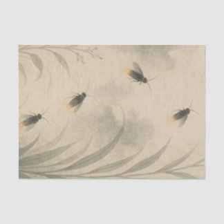 TISSUE PAPIER JAPANSE Vuurvlieg PRINT