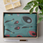 Tissue Papier | Midden-eeuwse moderne atoomkatten (Geschenk)