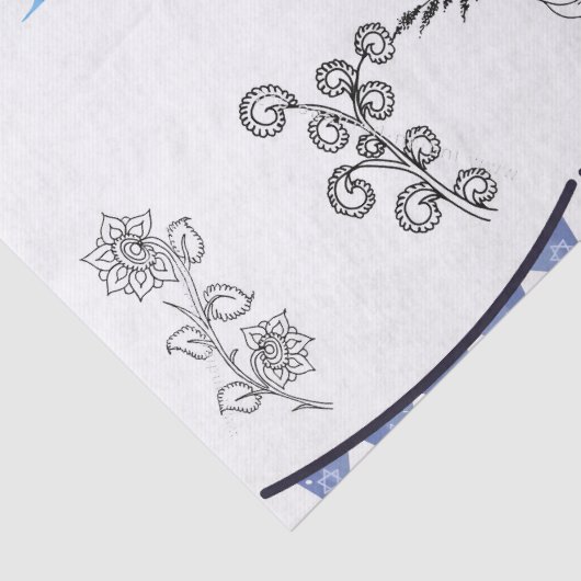 TissuePaper Chanoeka modern minimalistisch Tissuepapier (Detail)