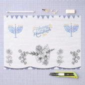 TissuePaper Chanoeka modern minimalistisch Tissuepapier (Craft)