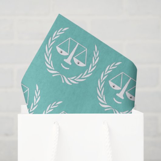 Tissuepapier als afstudeercadeau voor rechtenstude (Cadeauzakje)