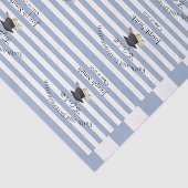 Tissuepapier Blauw & Wit Streep Afstuderen 2026 (Detail)