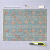 TISSUEPAPIER:  BOTANISCH VERSLETEN BEHANG TISSUEPAPIER (Craft)