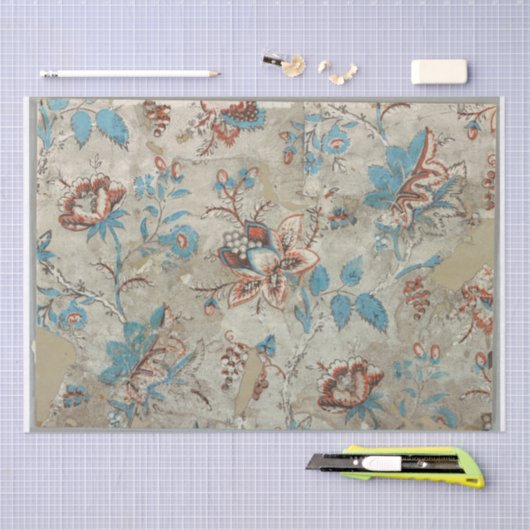 TISSUEPAPIER: BOTANISCH VERSLETEN BEHANG TISSUEPAPIER (Craft)