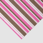 Tissuepapier bruin & roze streep (Detail)