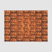 Tissuepapier cadeauverpakking Halloween pompoen (Voorkant)
