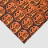 Tissuepapier cadeauverpakking Halloween pompoen (Detail)
