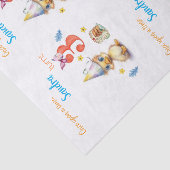 Tissuepapier Cute Chick Cake Gefeliciteerd (Detail)