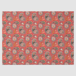 Tissuepapier Découpage - Abstract Paisley Rood