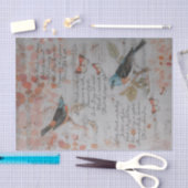 Tissuepapier Découpage - Zing een lied (Craft)