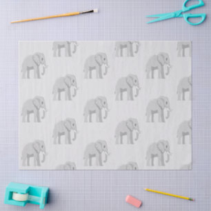 Tissuepapier fantasie Babyolifant en Meer