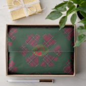 Tissuepapier geruite sneeuwvlok  (Geschenk)