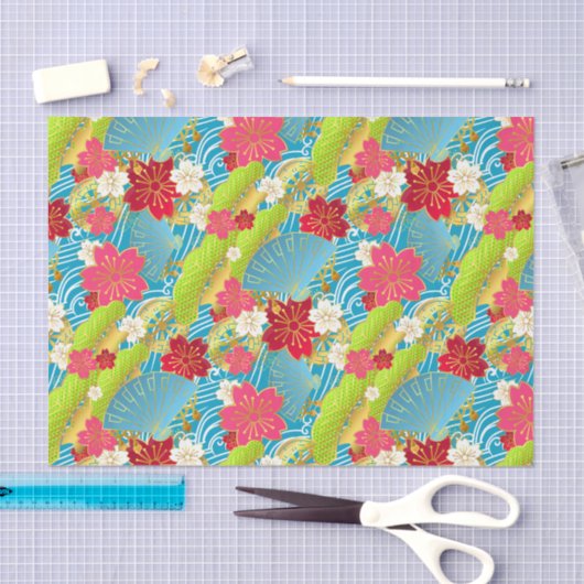 tissuepapier in de stijl van chiyogami (Craft)