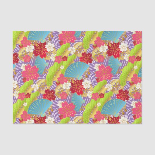 tissuepapier in de stijl van chiyogami (Voorkant)