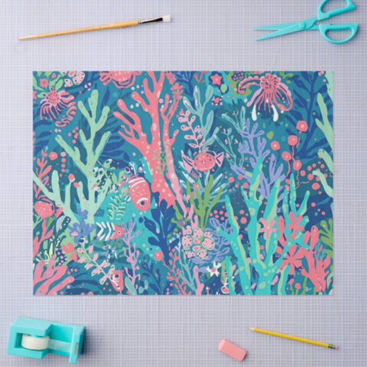 Tissuepapier in stijlvol grafisch design (Craft)