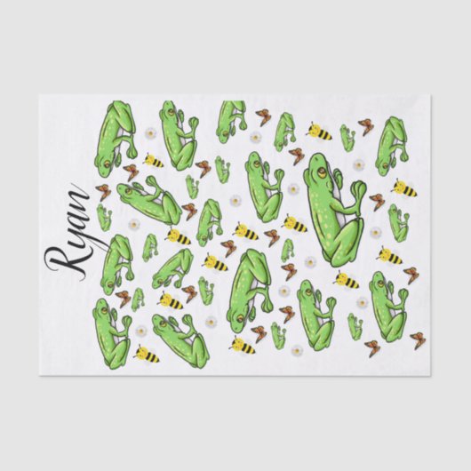 tissuepapier kikkers hommel (Voorkant)