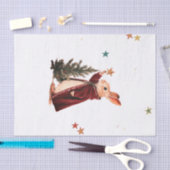TISSUEPAPIER KONIJN KERSTBOOM EN STERREN (Craft)