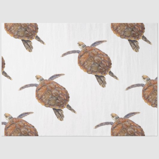 Tissuepapier Marine Life Serie Ontwerp 26 (Voorkant)