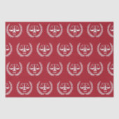 Tissuepapier met afstudeercadeau voor rechtenstude (Voorkant)