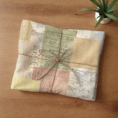 Tissuepapier met brieven en grootboeken