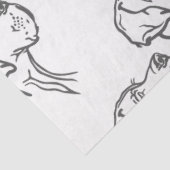 Tissuepapier met Dogues de Bordeaux (Detail)