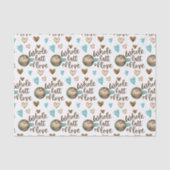 Tissuepapier met een hele latte liefde (Voorkant)