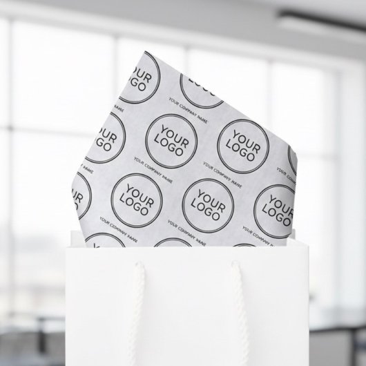 Tissuepapier met eigen logo en bedrijfsnaam