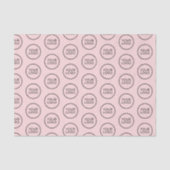 Tissuepapier met eigen logo | Persoonlijke zakelij (Voorkant)