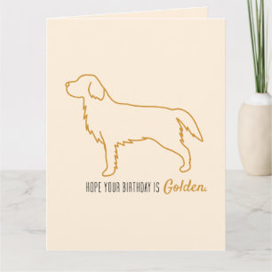 Tissuepapier met Golden Retriever Kaart