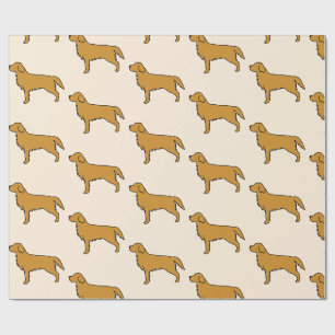 Tissuepapier met Gouden Retriever Cadeaupapier
