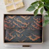 TISSUEPAPIER MET JAPANSE GOLFMOTIEF (Geschenk)