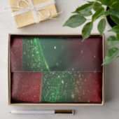 Tissuepapier met nepdiamanten sneeuwman (Geschenk)