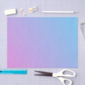 Tissuepapier met ombré roze naar blauwe tinten (Craft)